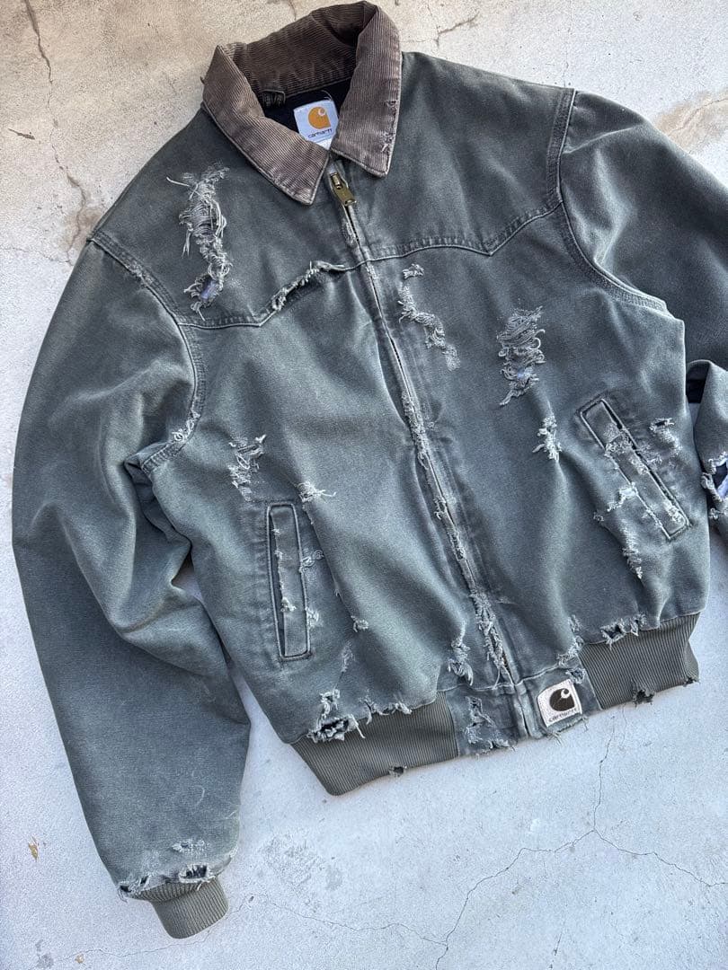 r*o様 希少 カーハート サンタフェ ジャケット J14 MOS M