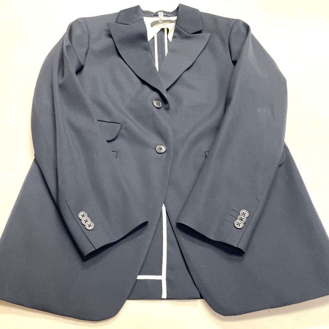 ぶるぶる美品！　ユニクロ +J ウール セットアップ　Lサイズ ネイビー