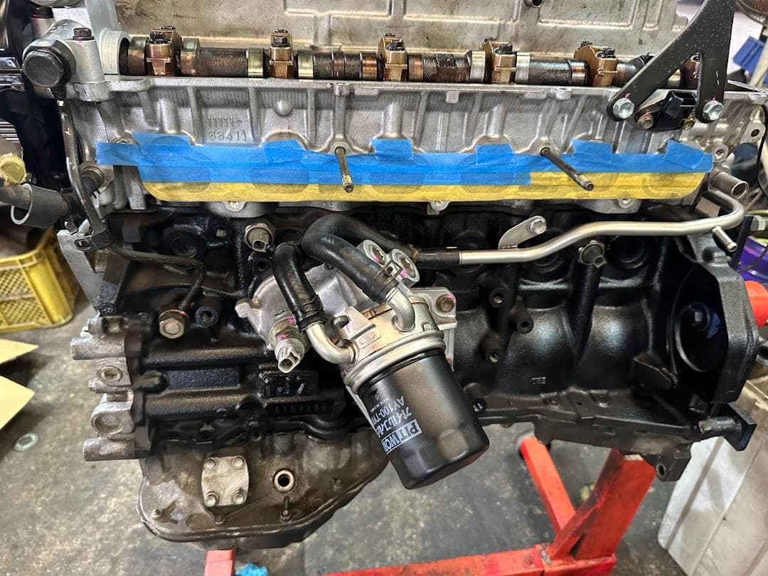 ＪＺＸ１００エンジン　多少の掃除とメンテ渡し