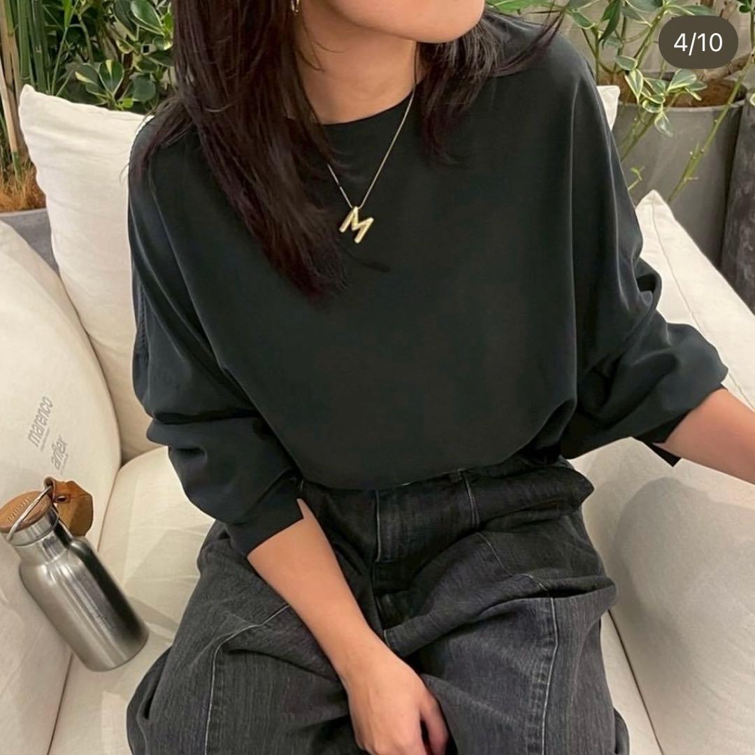 ETRE TOKYO 25AW クルーネックオーバーサイズプルオーバー ブラック