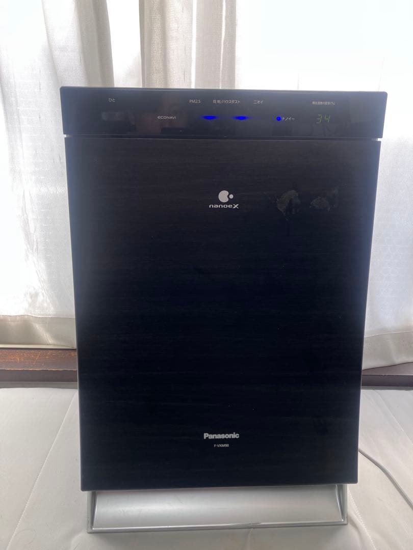 定価99,800円 パナソニック F-VXM90 加湿空気清浄機 木目 花粉症に