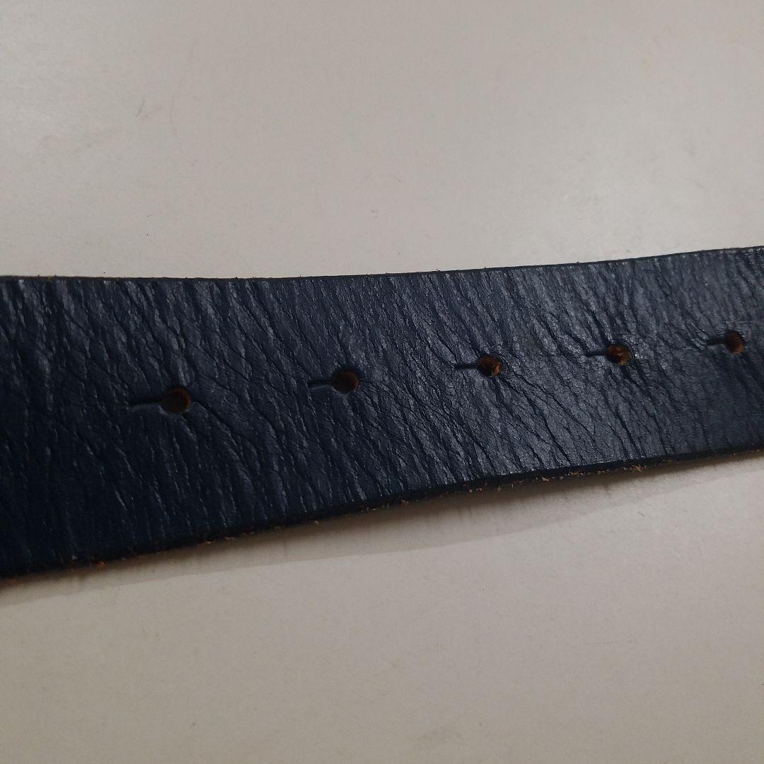 小物 A BATHING APE Ice Buckle Leather Belt