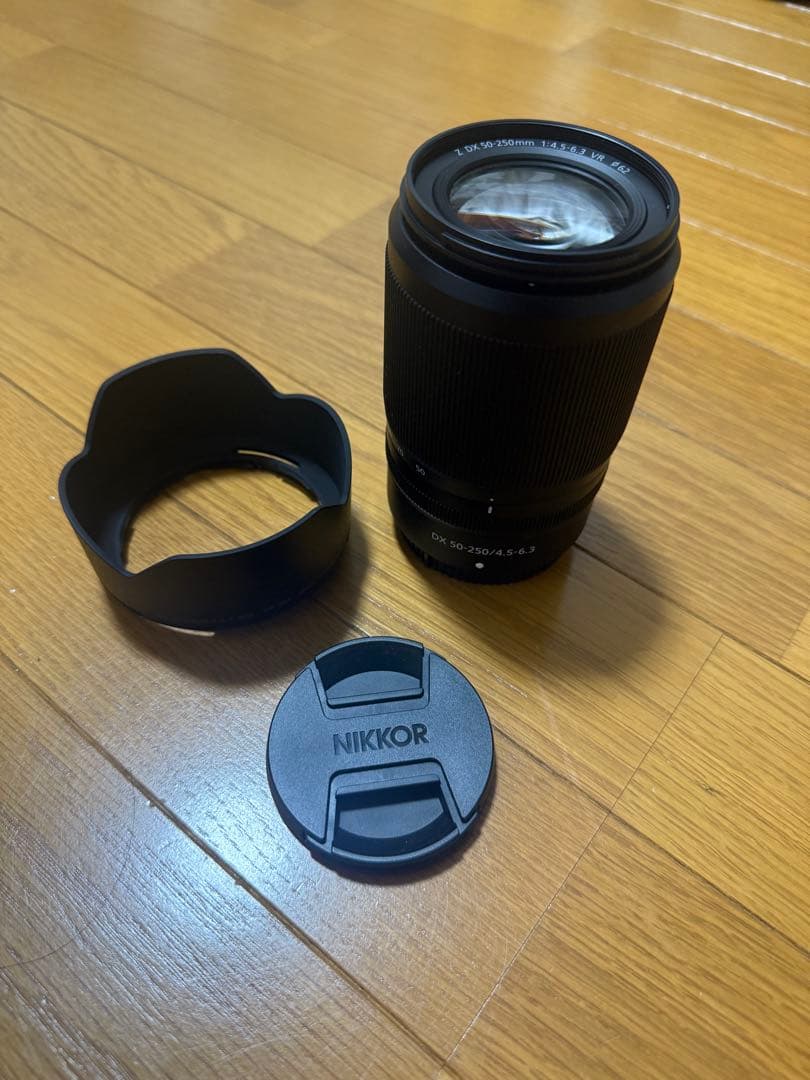 【ほぼ未使用】Nikon DX50-250/4.5-6.3 純正フード付き