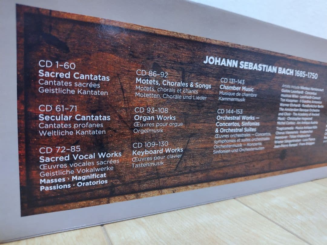 バッハ全集(THE COMPLETE BACH EDITION・153CD)