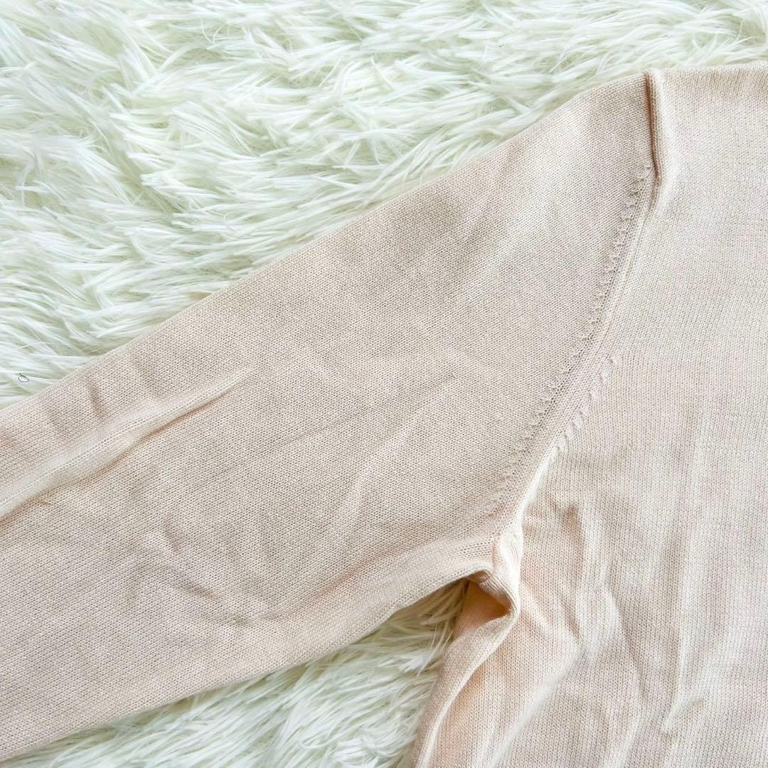 【新品未使用・タグ付】ANAYI アナイ ビジュー装飾 ニット 七分袖 M 38