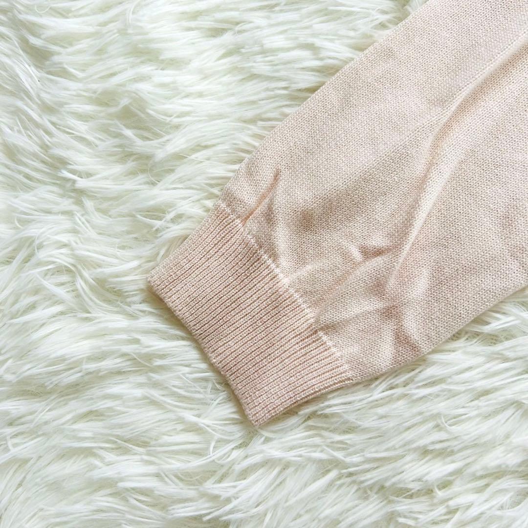 【新品未使用・タグ付】ANAYI アナイ ビジュー装飾 ニット 七分袖 M 38