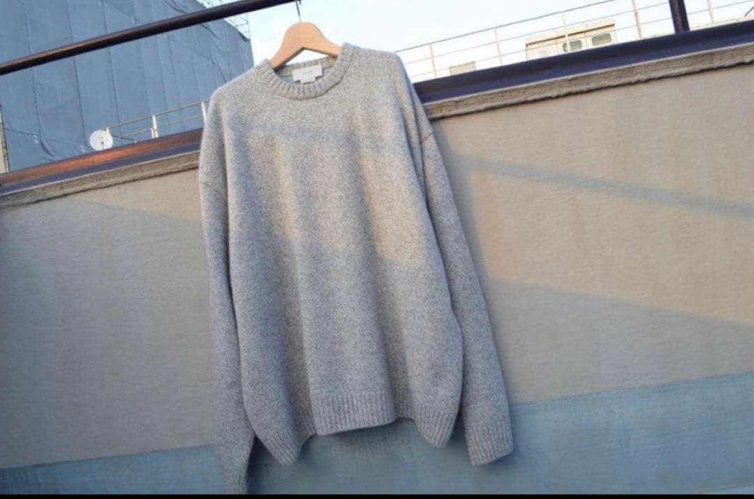 YOKE×SO×JOHN OVERSIZE CASHMERE CREW KNIT