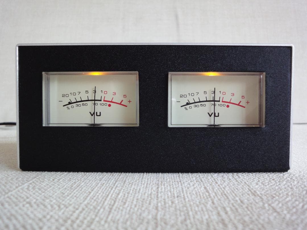 自作ステレオVUメーター217号機（新品未使用コンパクトタイプ）