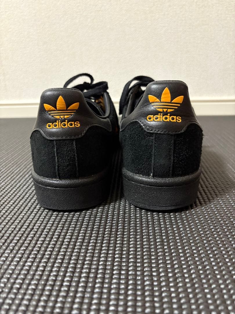 ポーター アディダス オリジナルス キャンパス ブラック オレンジ 26.5