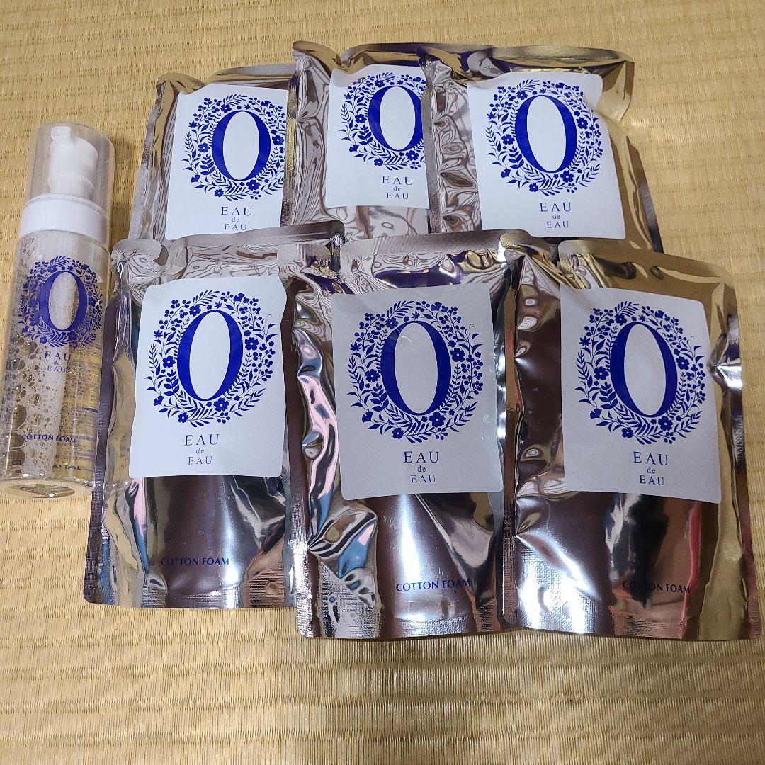 オーデュオー コットンフォーム 200ml本体1本& 詰め替え6袋セット