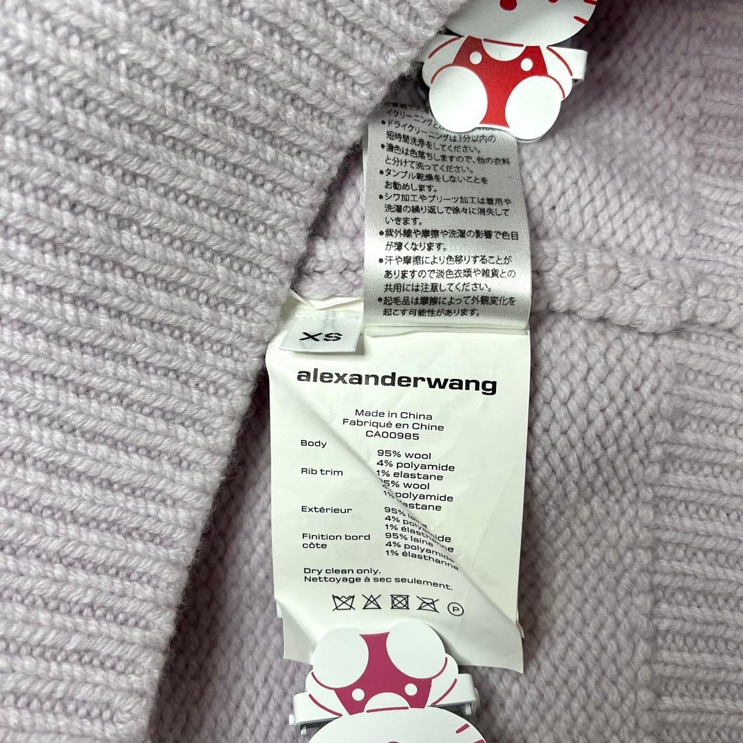 alexander wang ハーフジップニット