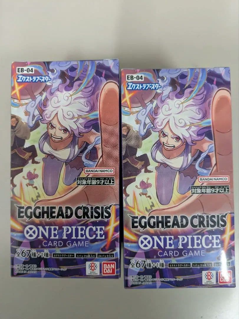 EGGHEAD CRISIS ONE PIECE カードゲーム2boxシール付き