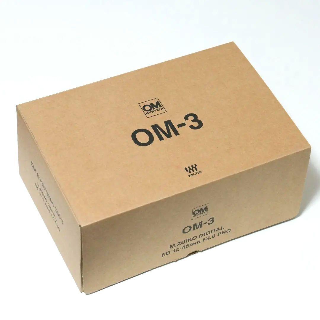 【未使用新品】OMシステム OM-3ボディ 26/01購入 メーカー保証書あり