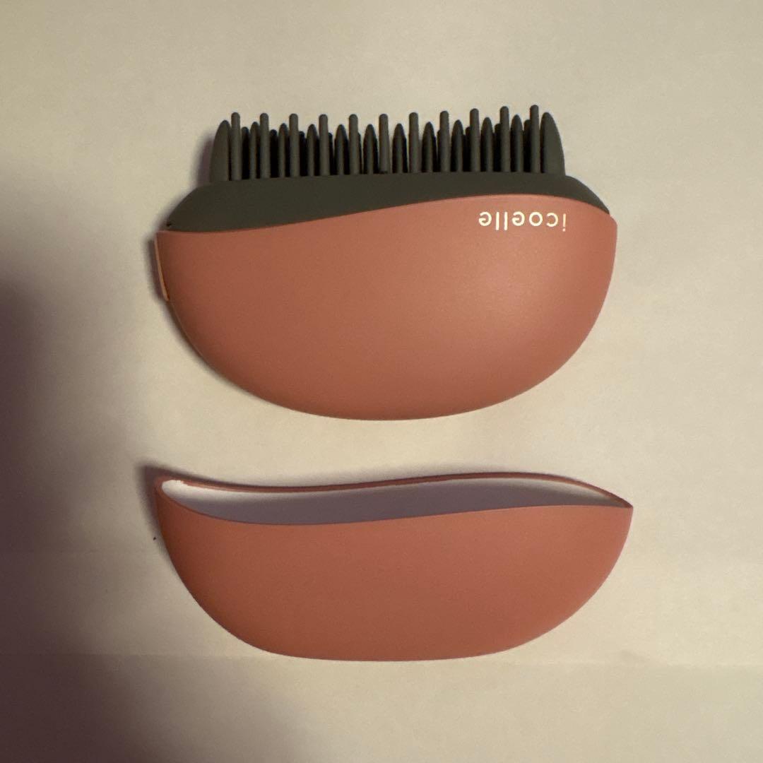 icoelle イオンコームアイロン　ピンク