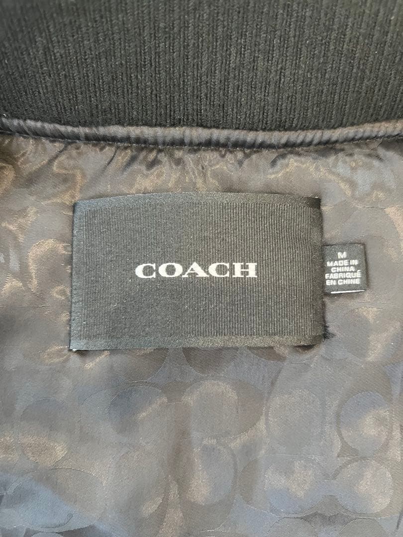 美品✨ COACH コーチ スカウト ジャケット シグネチャー スタジャン　黒