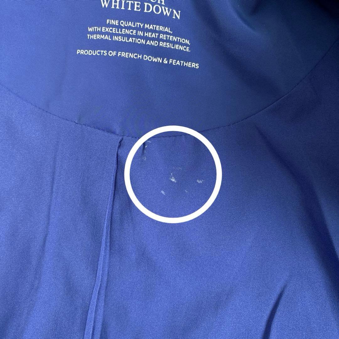 Mila Owen ステンカラーフレンチダウンAラインコート　ブルー