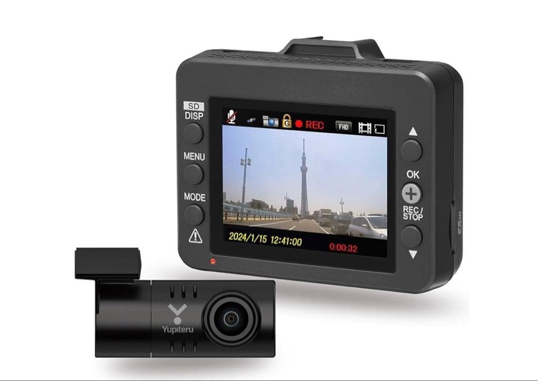 512004 ユピテル　ドライブレコーダー 前後2カメラ WDT410d