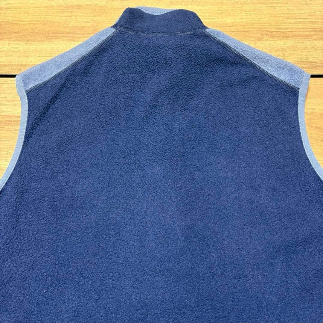 パタゴニア 00年 usa製 フライヤーフリースベスト 刺繍ロゴ 水色 M 希少