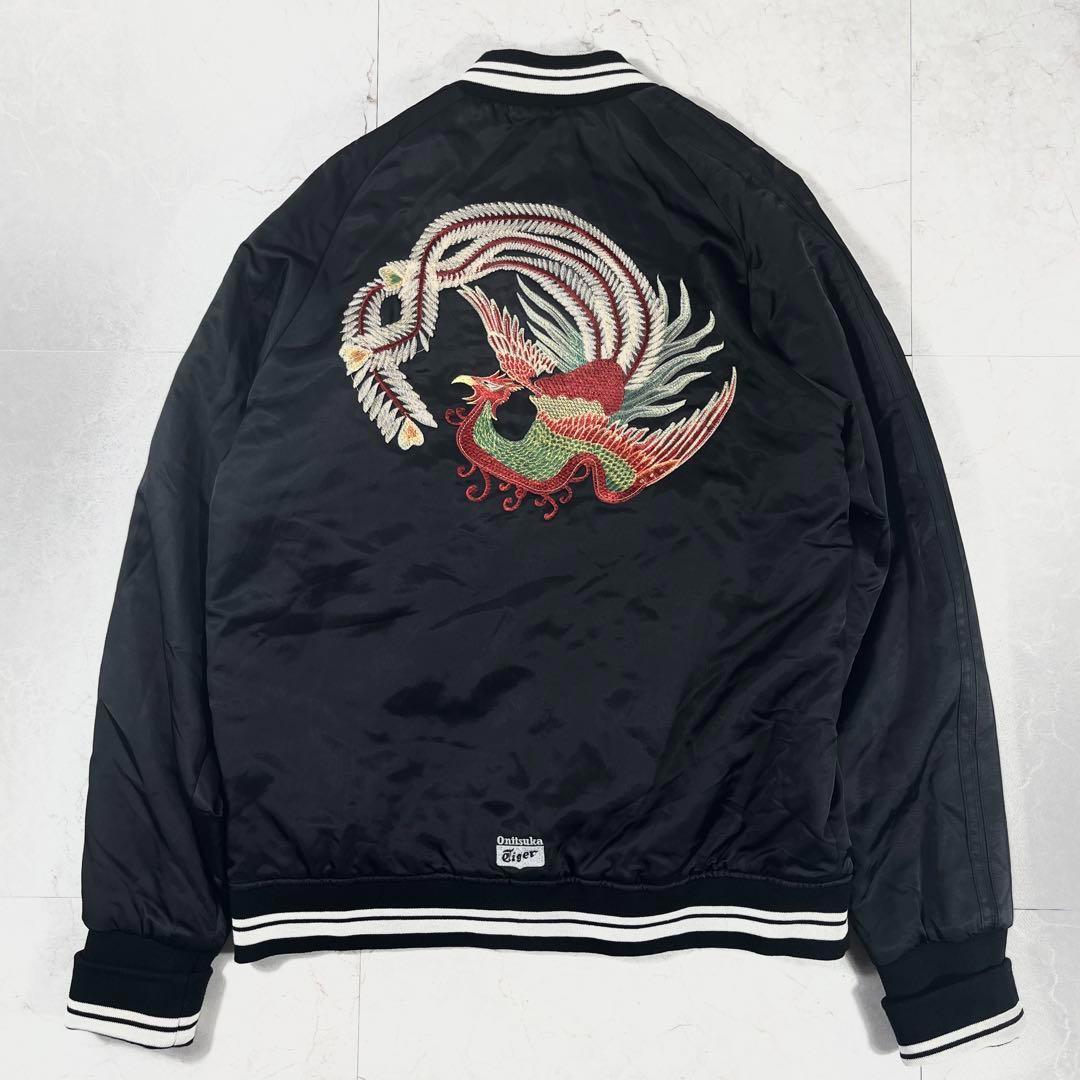 ✨激レア オニツカタイガー、阪神・淡路大震災復興15周年祈念 スカジャン L