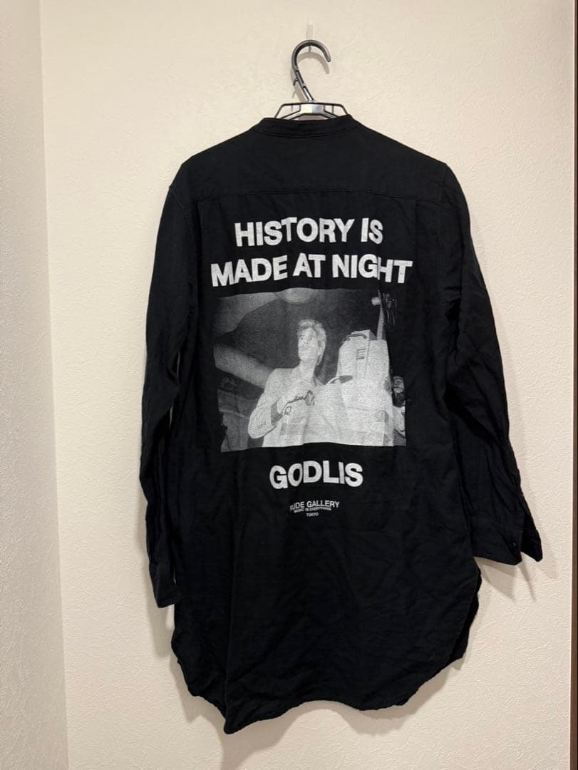 トップス RUDE GALLERY GODLIS NO COLLAR SHIRT M