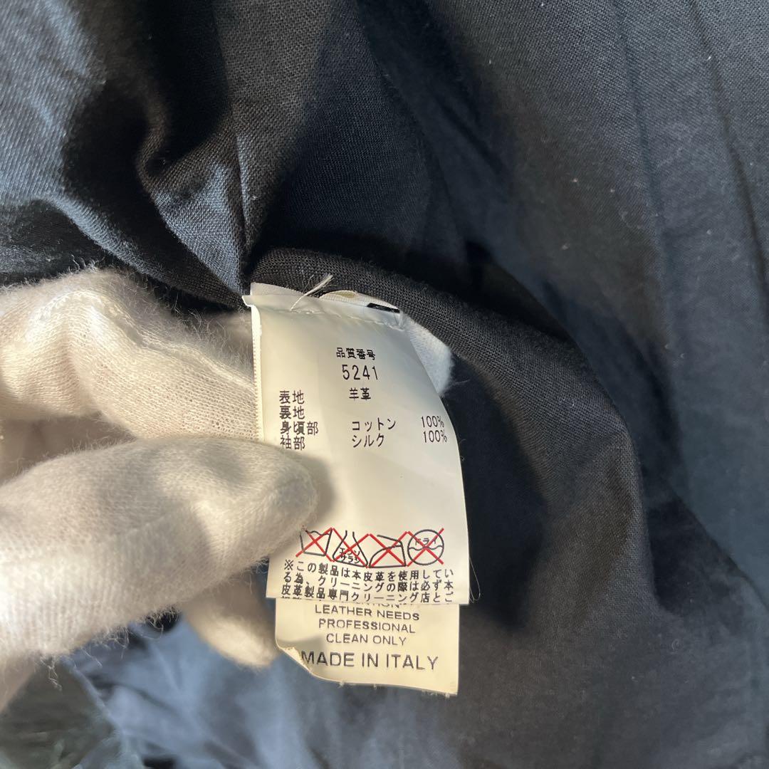 GIORGIO BRATO ジョルジオブラット ラムレザージャケット44シングル