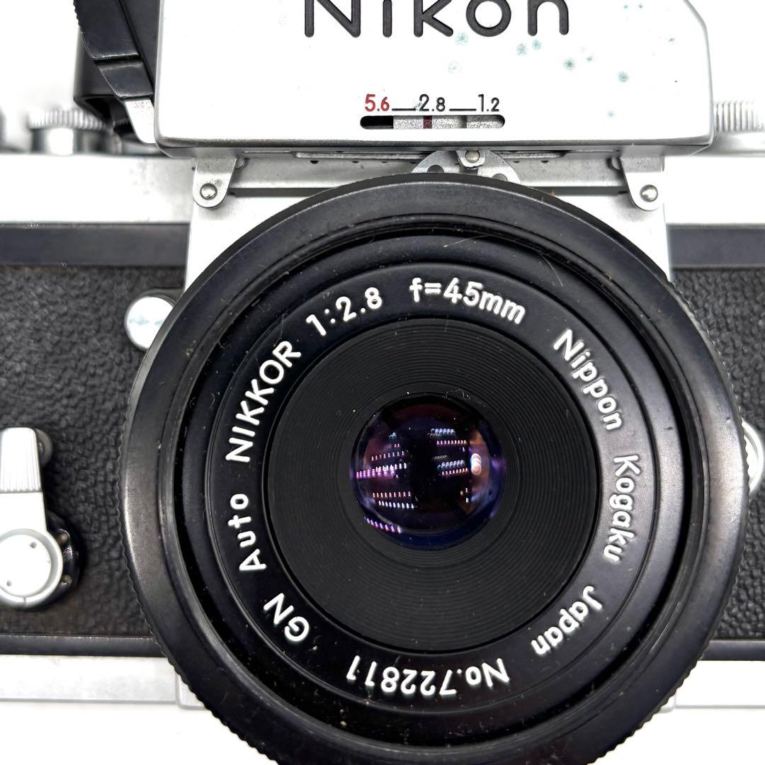 Nikon Fアイレベル + GN Auto Nikkor 45mm f/2.8