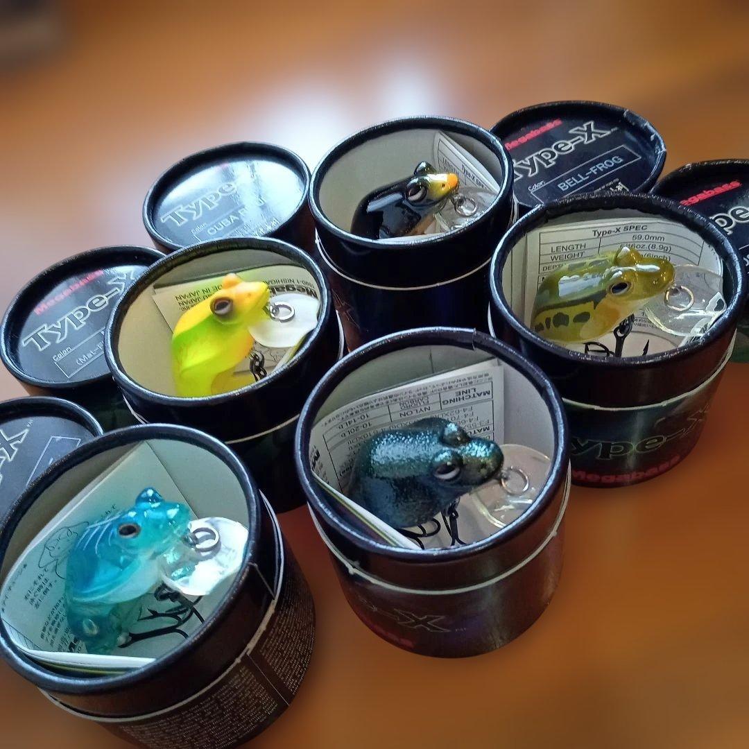 【廃盤旧パッケージ】メガバス Type-X 　5点セット