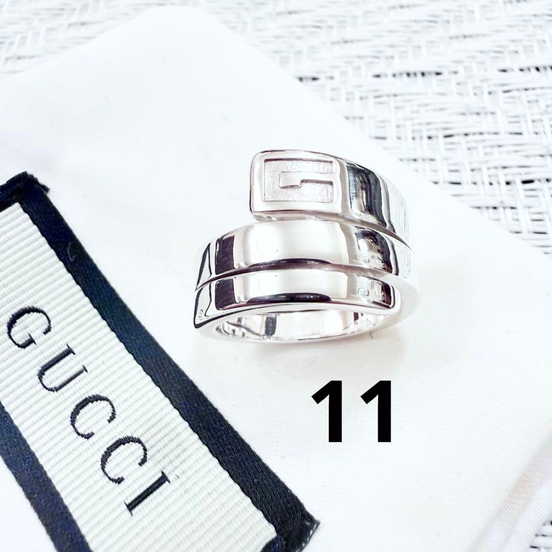 グッチ　GUCCI スパイラル　スネーク リング　指輪　11 グッチ 新品仕上げ