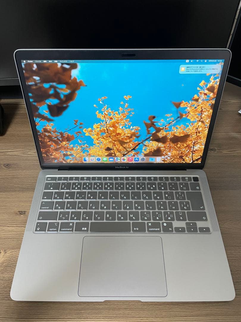 【屋内使用のみ】Apple MacBookAir M1 8GB256GBハブ付き
