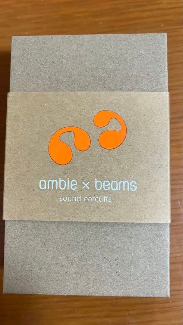 ambie/beams ワイヤレスイヤホン　箱、説明書、充電ケーブル全部あり！
