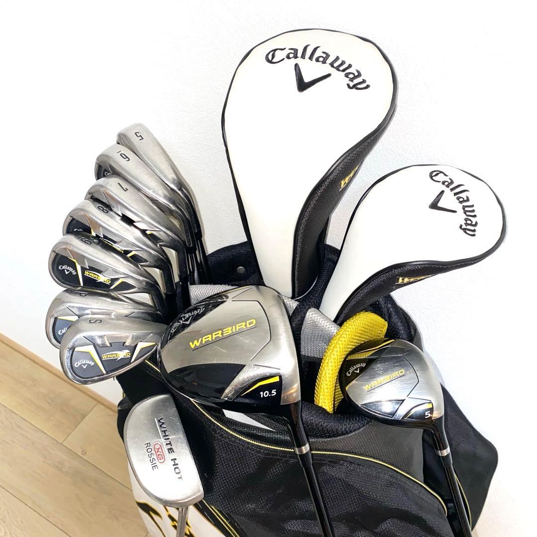 お得☆キャロウェイ メンズ用ゴルフクラブ フルセット☆初心者 キャディバッグ付S