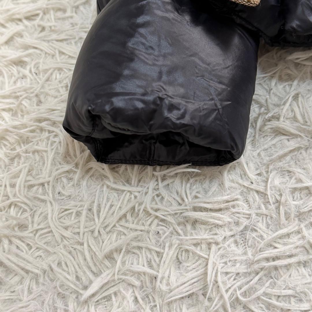 17530✨ヘルノ モノグラム ウルトラライトダウンジャケット 38 ブラック