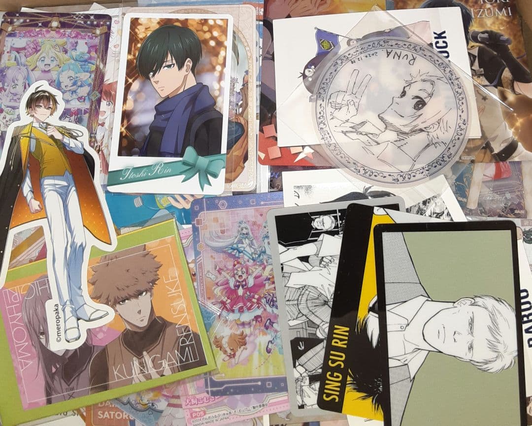 アニメグッズ シール・アニメカード 大量 まとめ売り 1500点