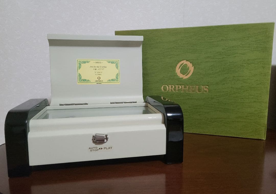 【美品】バッハ「G線上のアリア」2parts オルフェウス オルゴール50弁