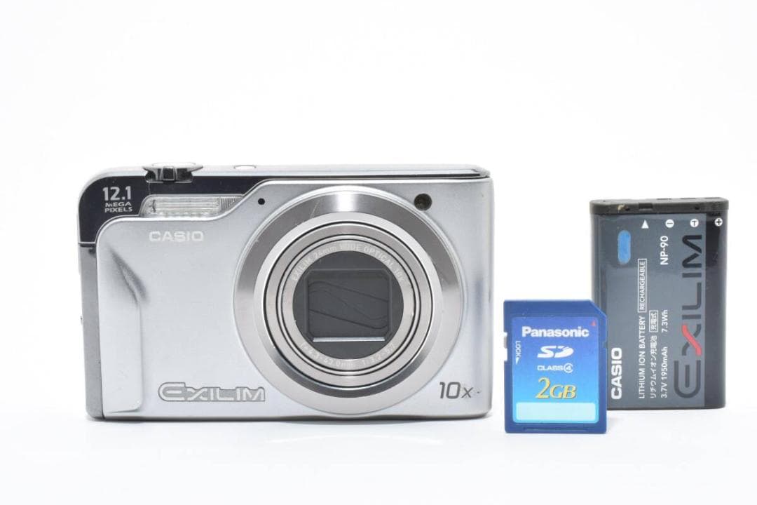 美品 カシオ　CASIO EXILIM EX-H10 シルバー ＃A396