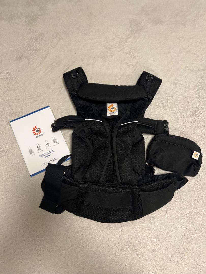 エルゴブリーズ　エルゴドリーム　ブラック 抱っこ紐 メッシュ素材