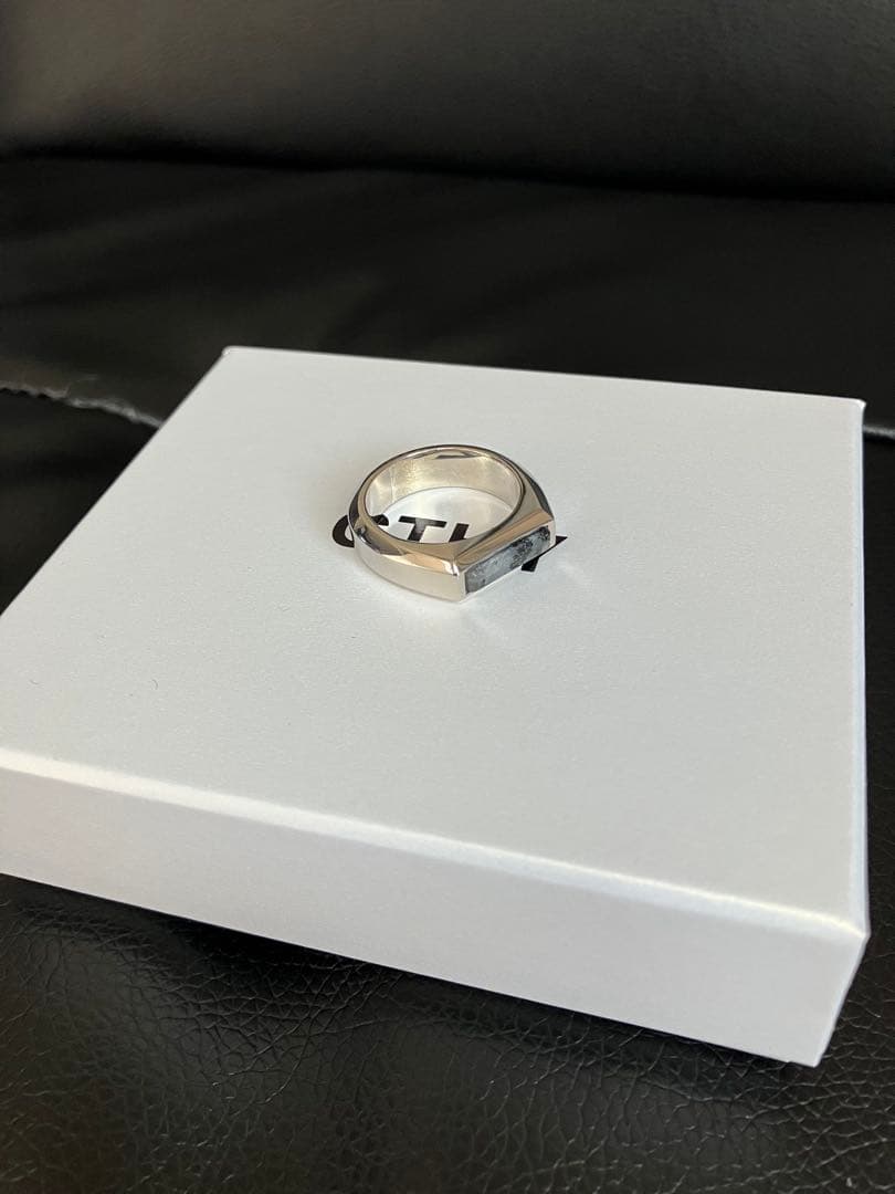Cthy Ring (Larvikite) シルバーリング 19号 新品未使用