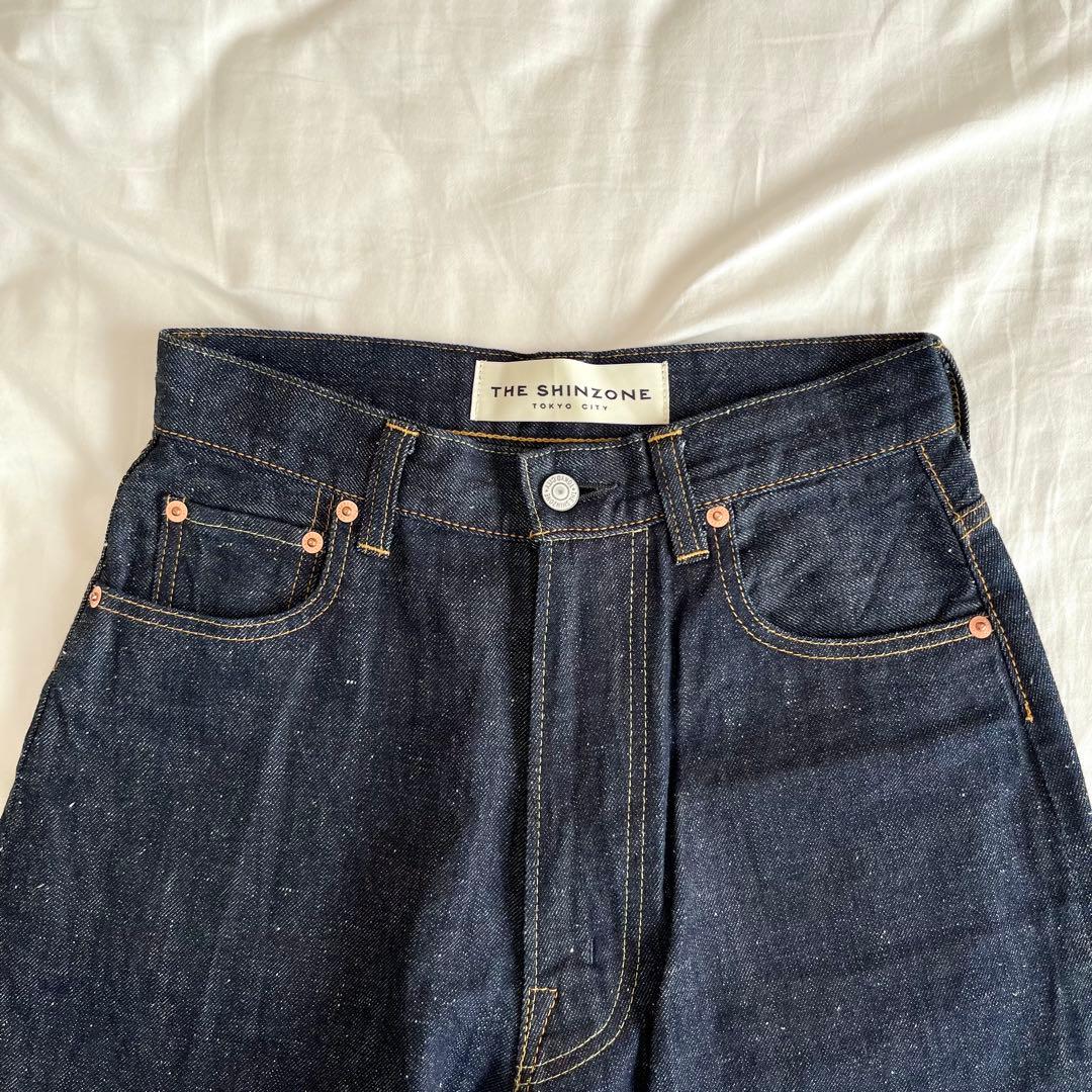 THE SHINZONE ザシンゾーン ハイウエストデニム ネップ　36