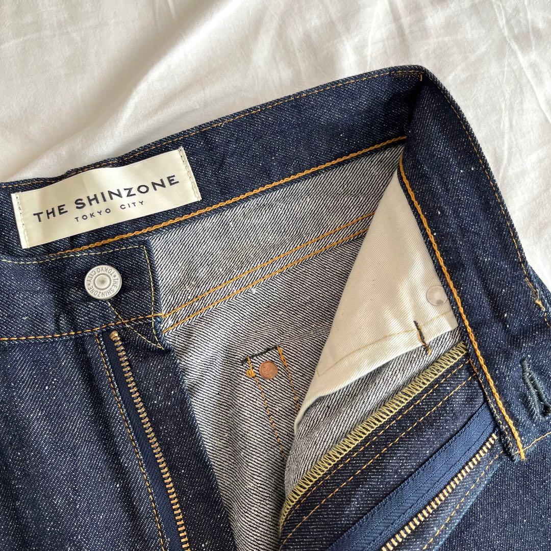 THE SHINZONE ザシンゾーン ハイウエストデニム ネップ　36