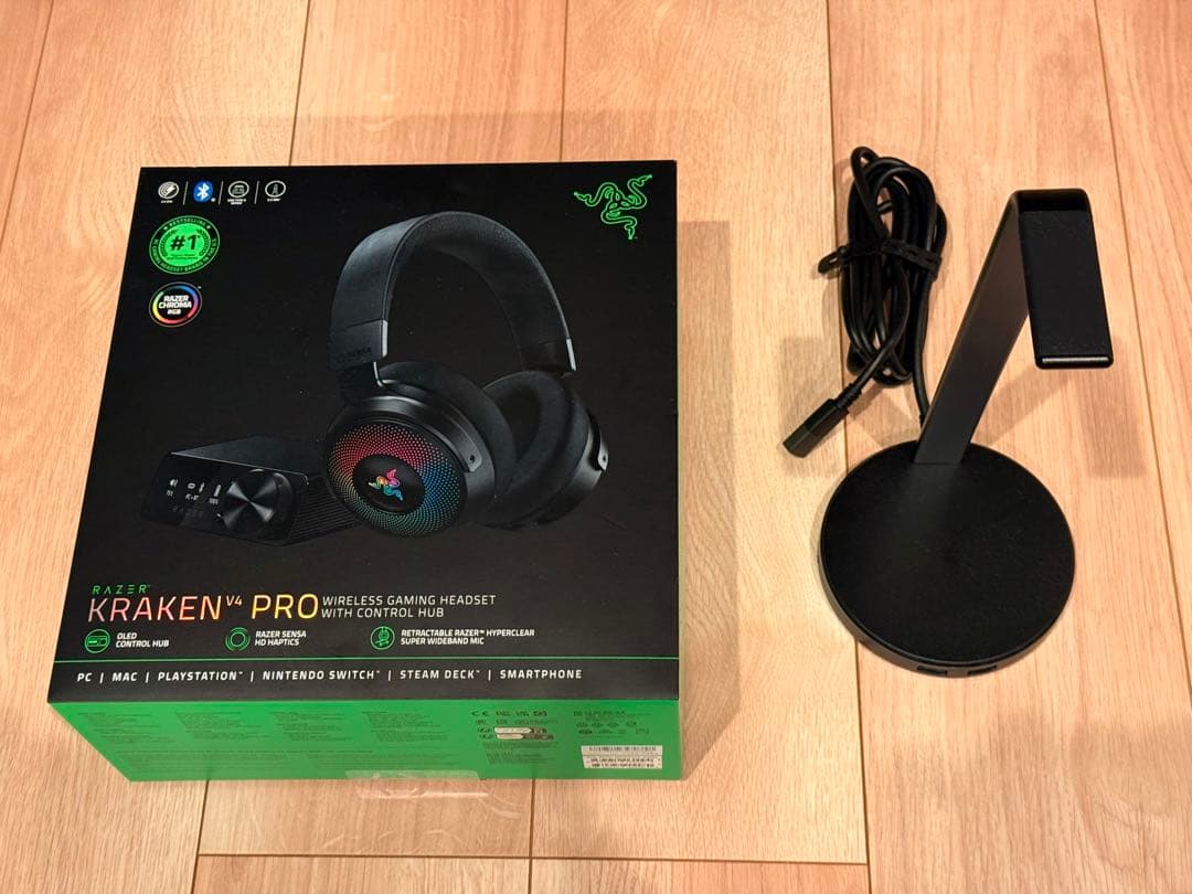 Razer Kraken V4 Pro ワイヤレスヘッドセット