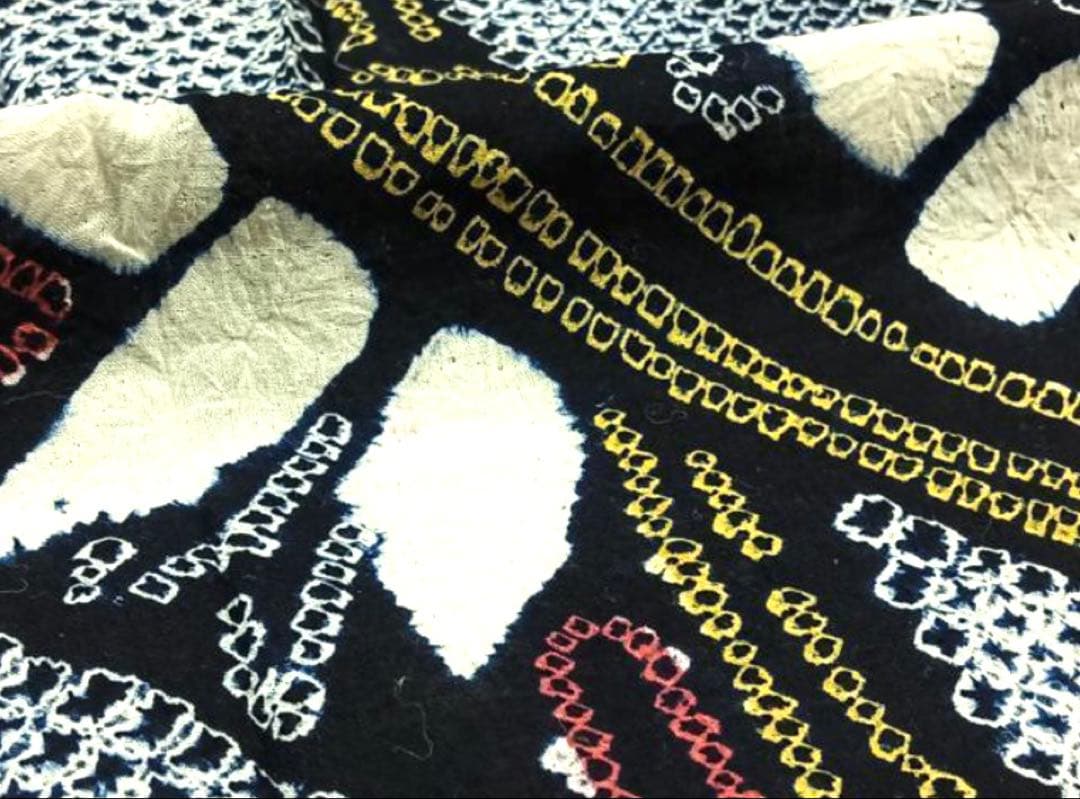 粋な大人の浴衣◆有松絞り 笹竹文