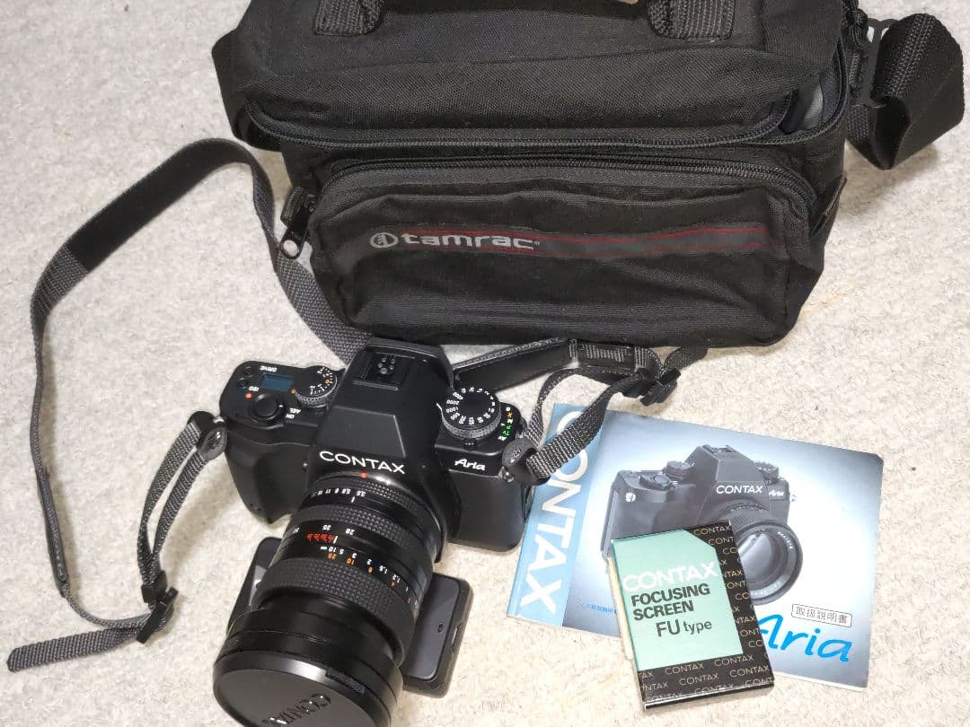 s*8様 CONTAX Aria 一眼レフカメラ TAMRACバッグ付き