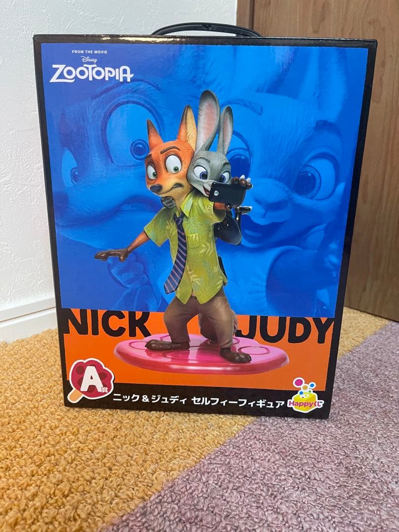 ド*ム様 【新品】ズートピア Happyくじ A賞 ニック＆ジュディ フィギュア