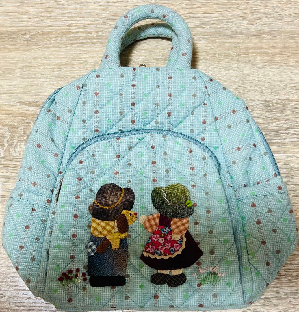 ★新作★スーちゃん＆ビリーくん　リュック　ボディバッグ　ハンドメイド　水色系