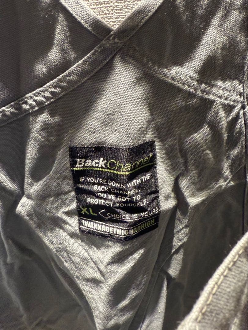 【最終値下げ】BackChannel XL オーバーオール　グレー