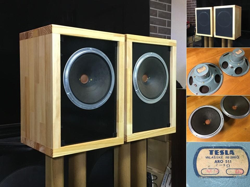 チェコ TESLA 20cmフルレンジARO511 シングルフルレンジの最高峰