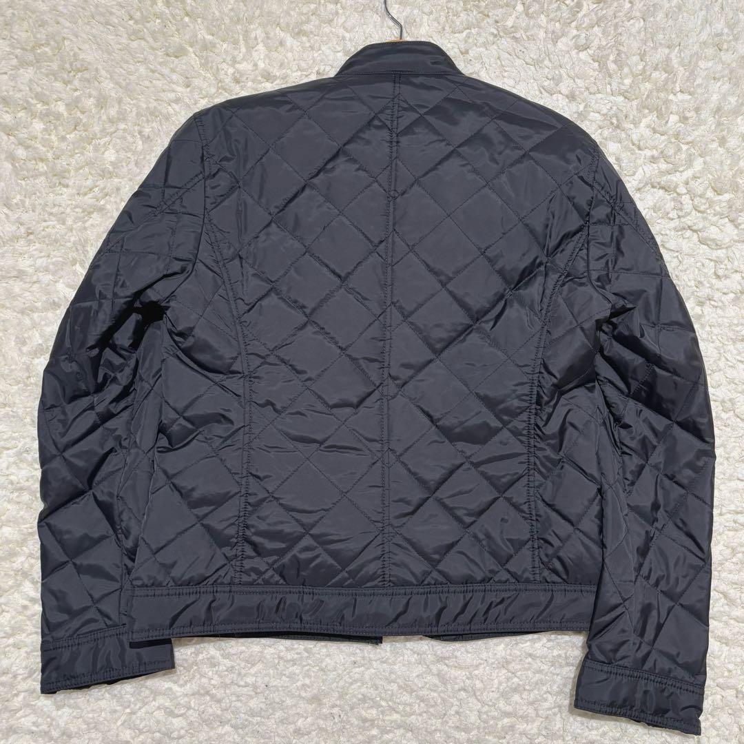 新品 Burberry Black Labelキルティングライダースジャケット