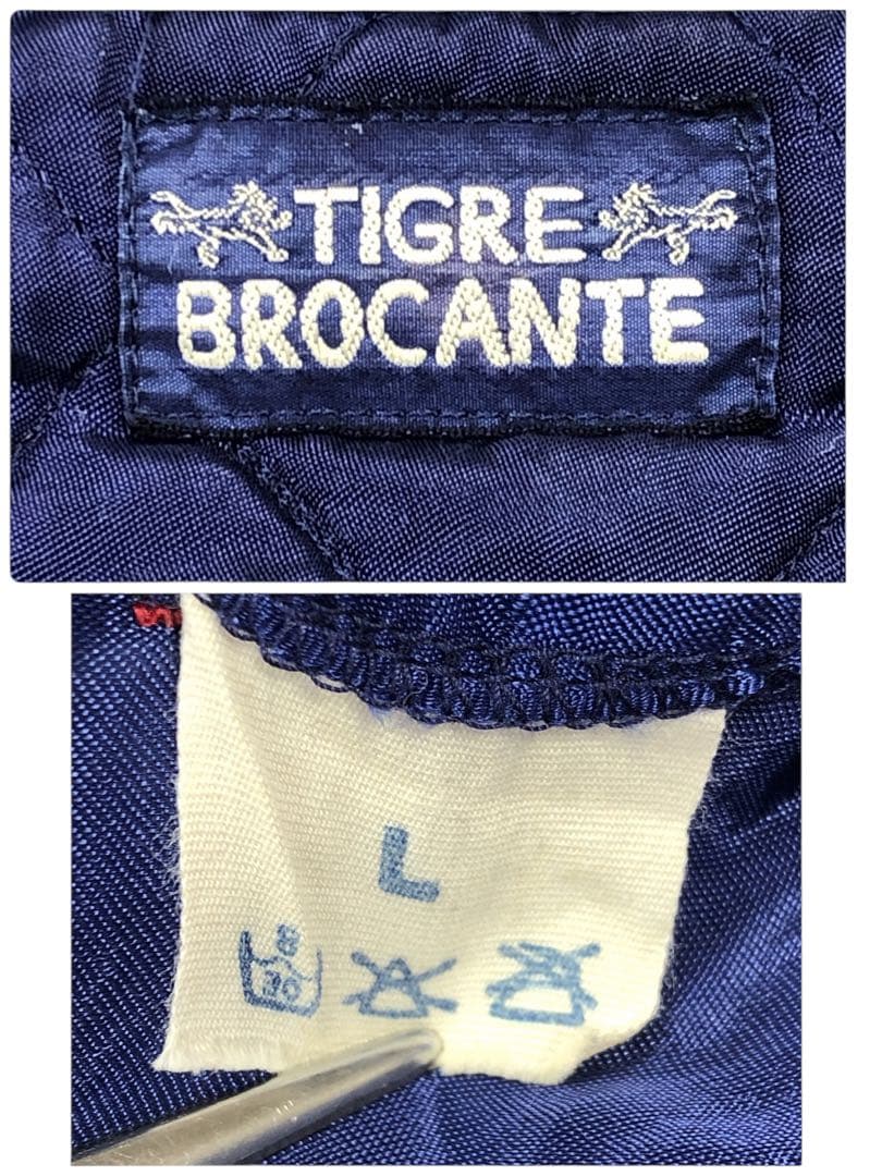 TIGRE BROCANTE スカジャン 風神 雷神 凱旋門 花火　L