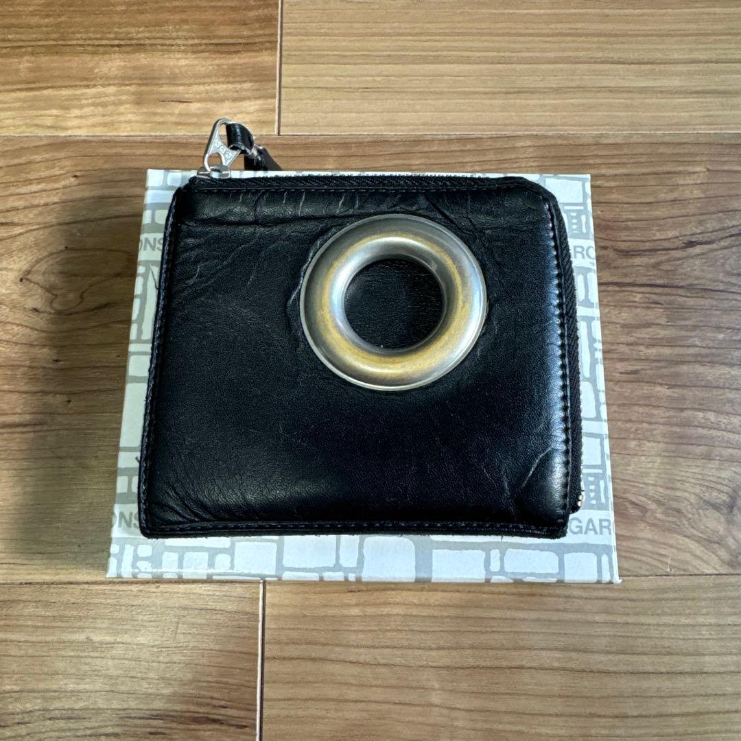 コムデギャルソンシルバーアイレットウォレット