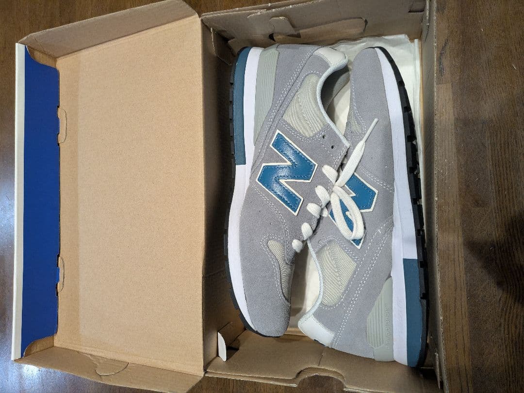 New Balance 996 グレー/ブルー